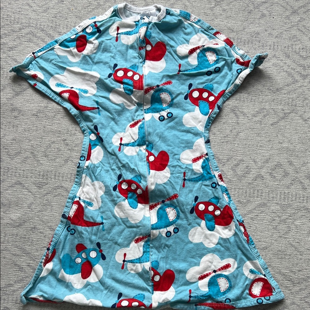 Zipadee Zip Blue Airplane Baby Sleep Sack